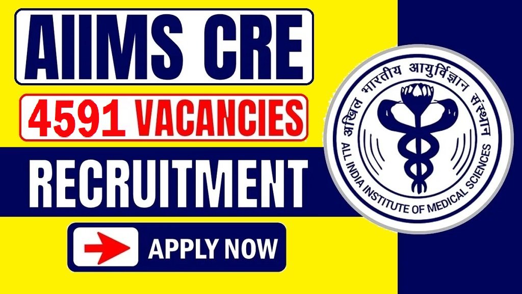 AIIMS CRE Group B & C Recruitment 2025